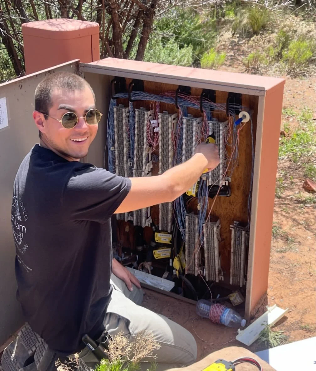 Telephone cable cross connects for our lovely client today. Proud to be providing connectivity from end to end! 

#structuredcabling #telephonecable #lowvoltage