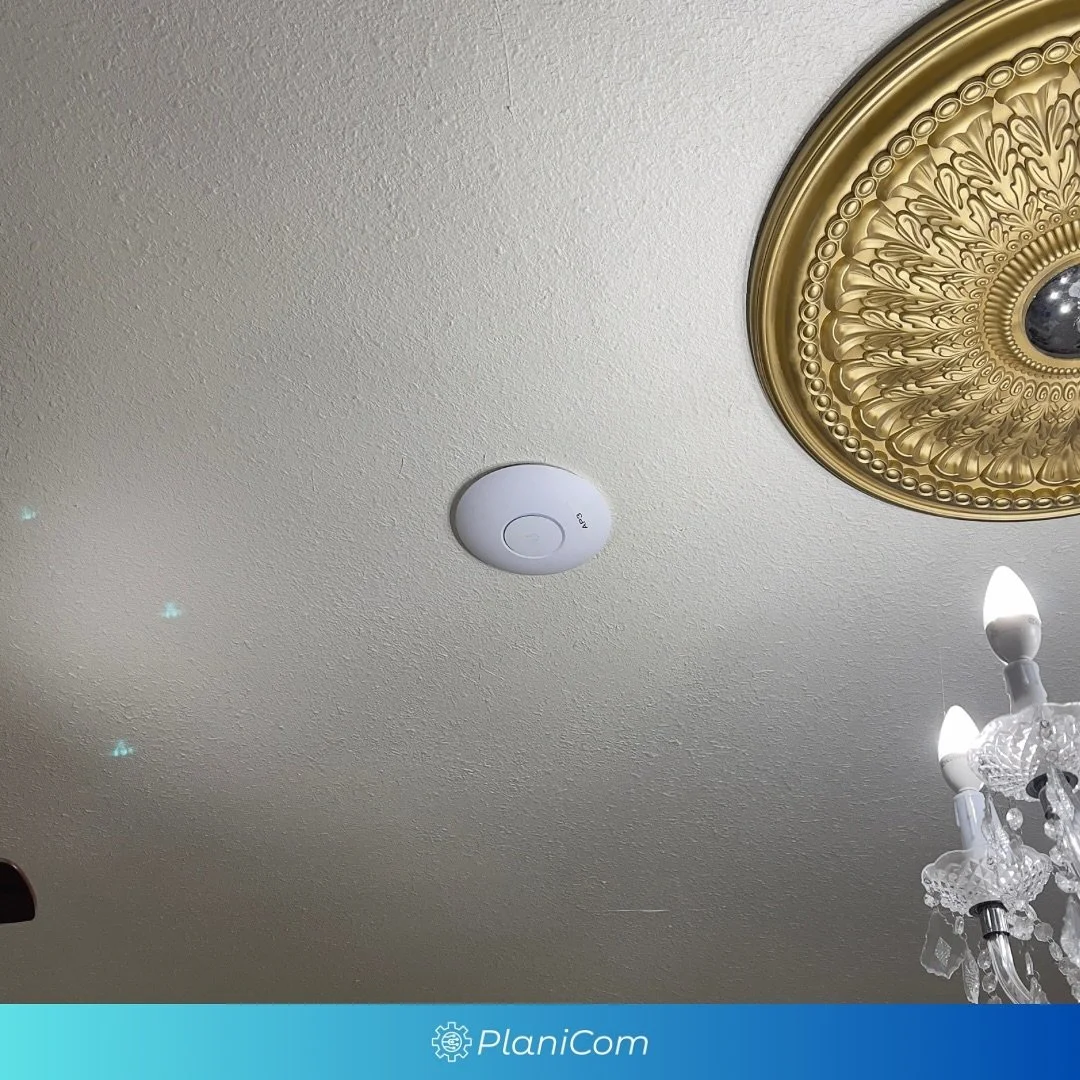 Ubiquiti Inc. for the win! This church is now online and have visibility into their network they did not have before. 

If you need expert AP installation, you know who to call 😉

#unifi #wifi #structuredcabling