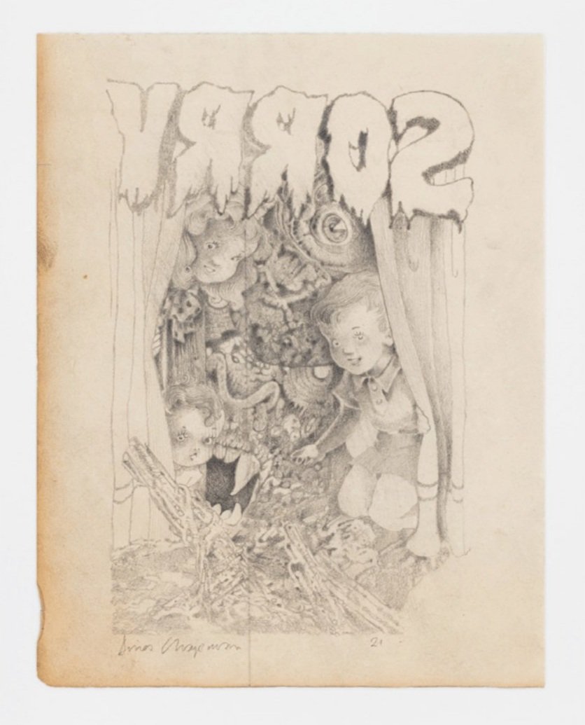 yrros 2021 pencil on paper 11 x 8 ins
