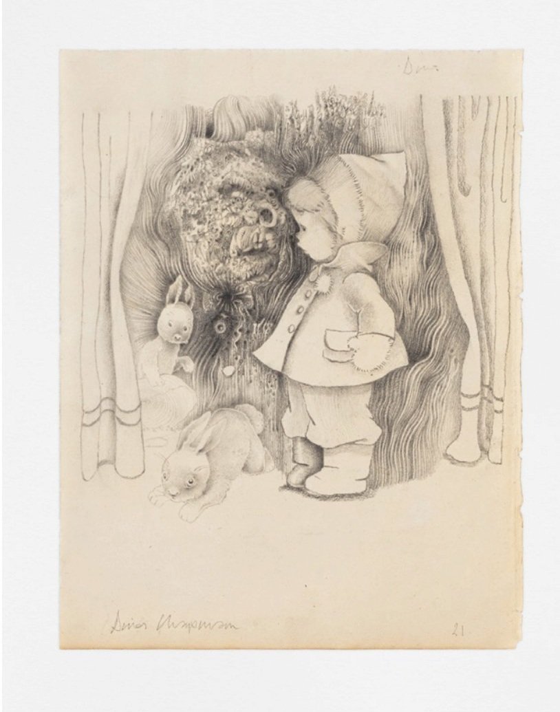 it will all end in sadness 2021 pencil on paper 11 x 8 ins
