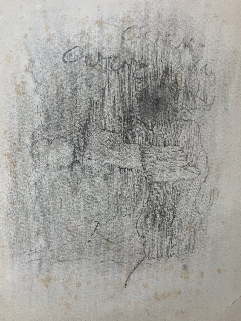 untitled 2 2000 pencil on paper 11 x 8 ins