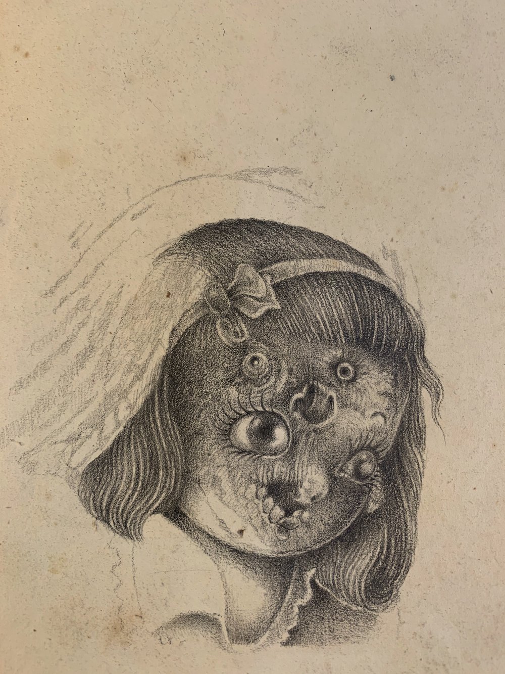 girl 2020 pencil on paper 11 x 8 ins