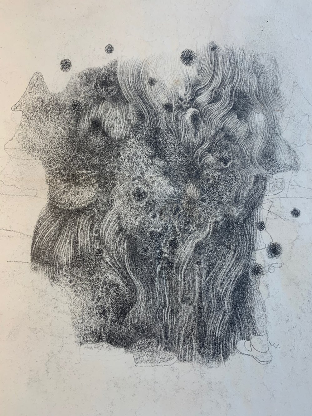 untitled 2020 pencil on paper 11 x 8 ins