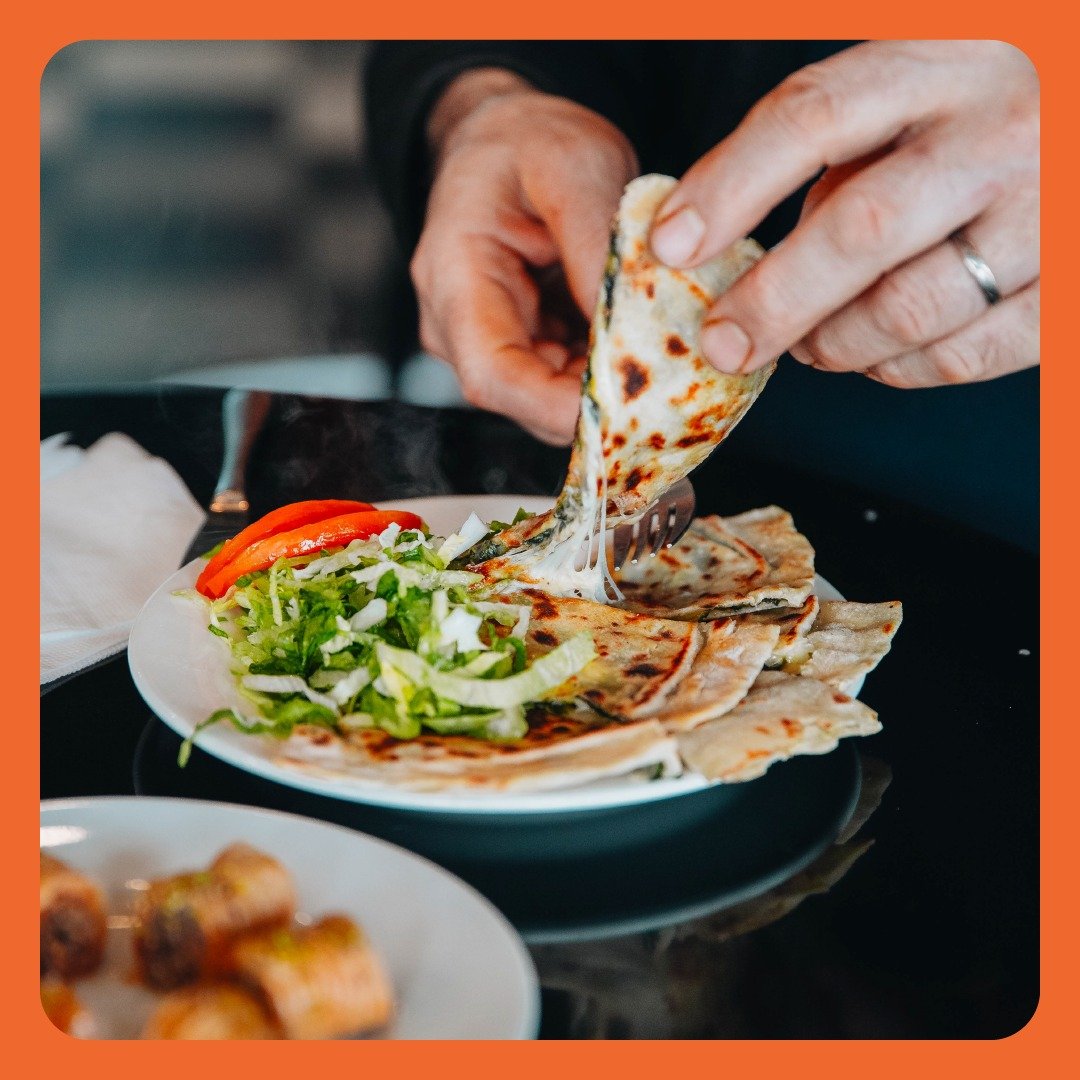 Have you tried the G&ouml;zleme from Yiros Central?  Crispy, savoury, and oh-so-satisfying they're the perfect starter to share before your yiros. 

#G&ouml;zleme #yirosadelaide #G&ouml;zlemeadelaide #Eatyourway #brickworksmarketplace