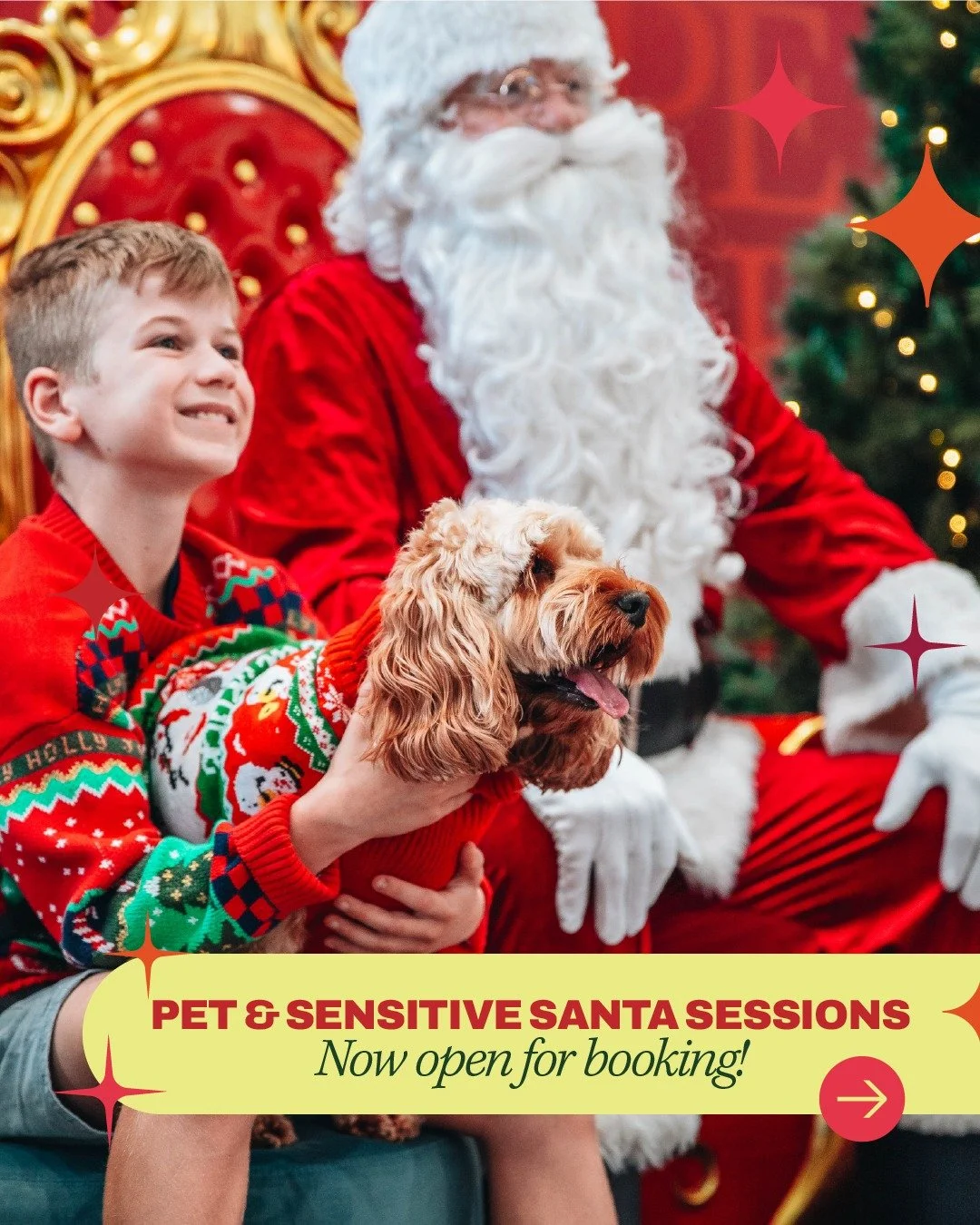 ✨ Bookings are now open for our FREE Pet Paw-traits &amp; Sensitive Santa Photo sessions ✨

Head over to the link in our bio to secure your spot!