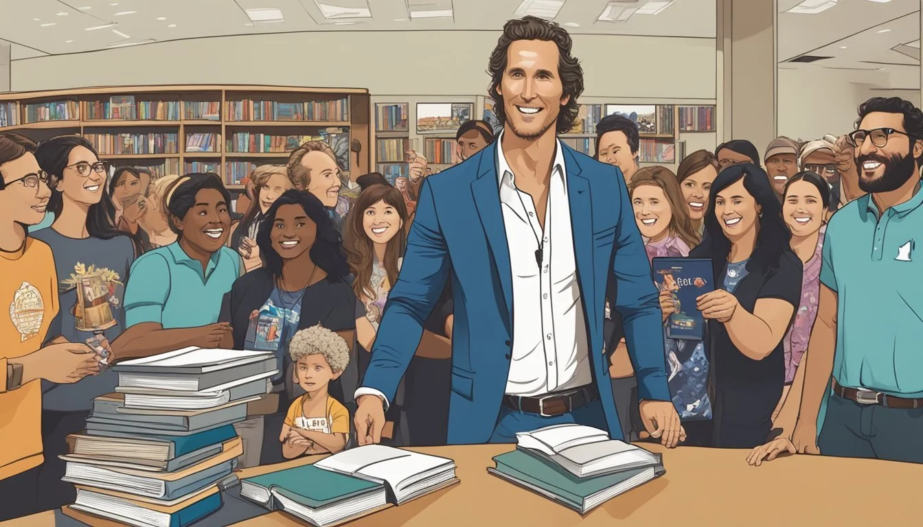 Matthew McConaughey Hosts Exclusive Book Signing in Austin