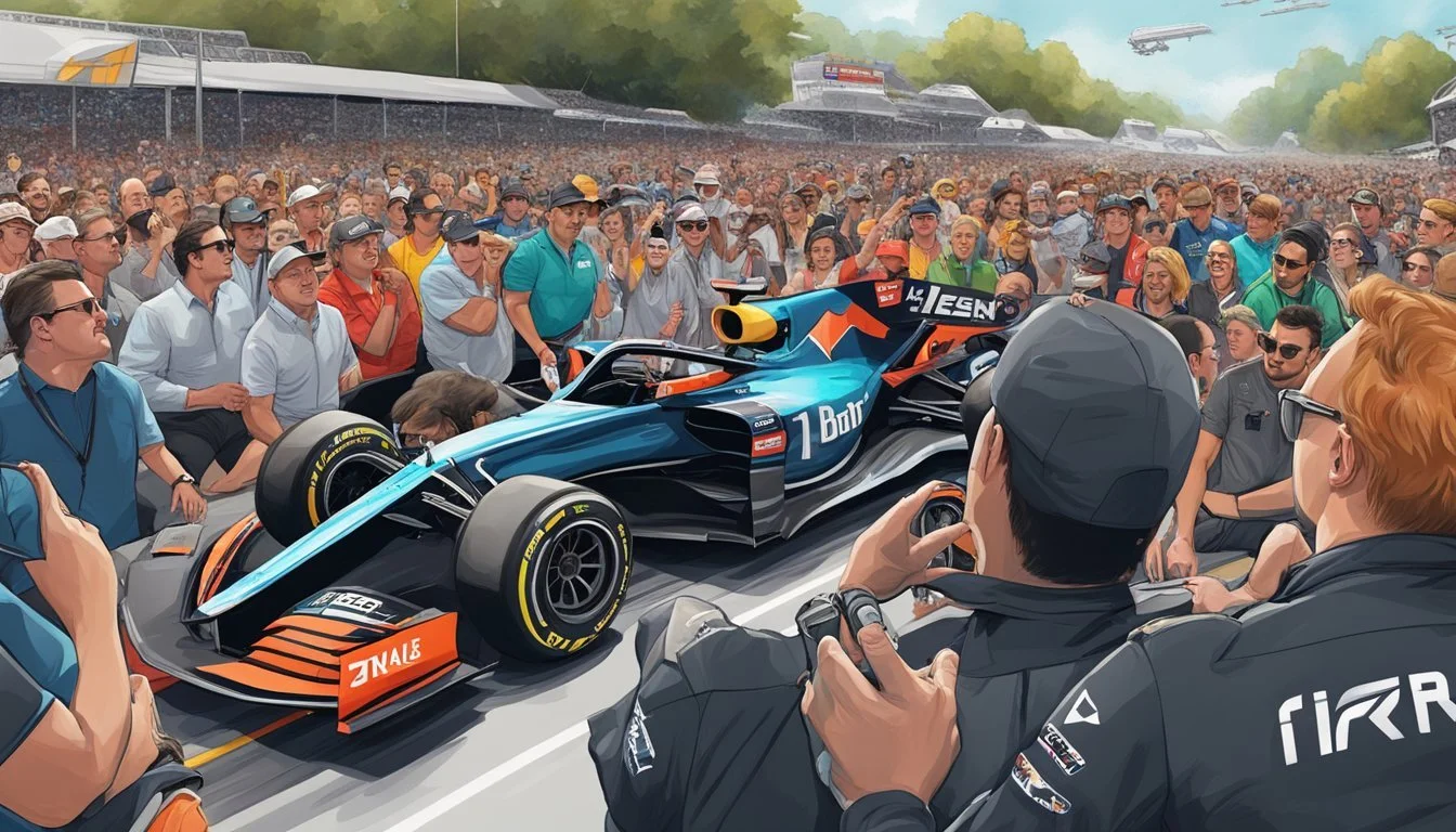 Elon Musk Electrifies Austin F1 with Tesla Technology Showcase