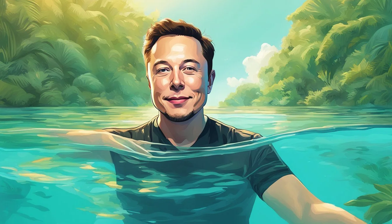 Tech Mogul Elon Musk Makes Waves with Unconventional Swimming Habits
