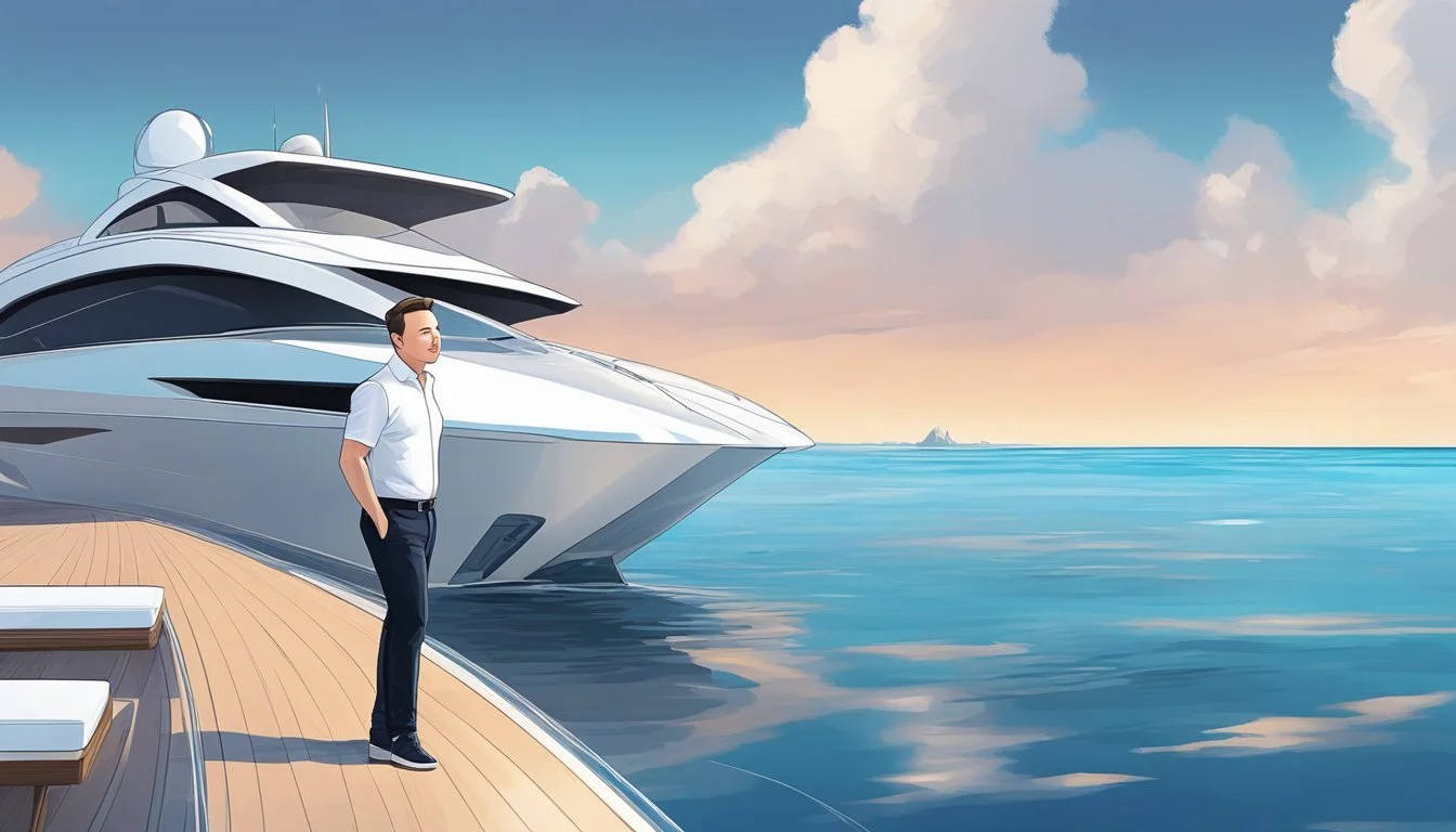Billionaire Tech Mogul Spotted Vacationing on Luxury Vessel