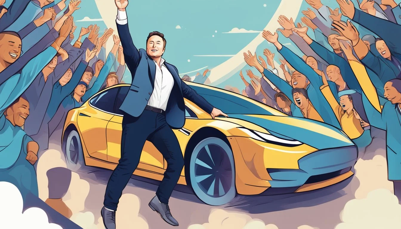 Musk's Manic Moves: Tech Titan Shocks Rally with Wild Stage Leap, Leaving Trump Stunned!