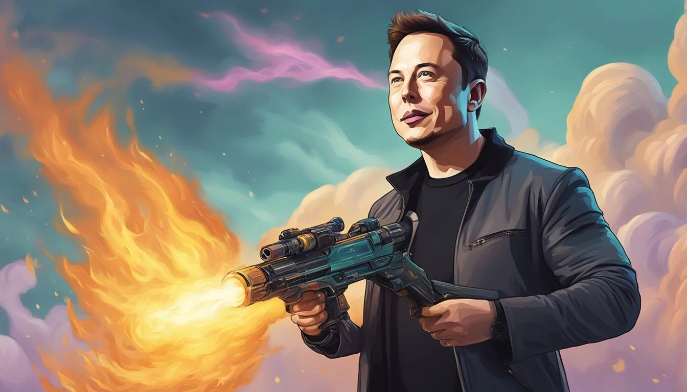 Musk's Fiery Folly: How 20,000 Flamethrowers Set the Internet Ablaze!