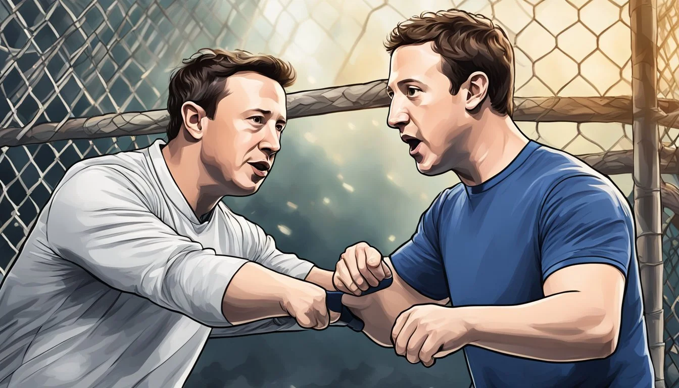 Elon Musk vs. Mark Zuckerberg: The Epic Cage Fight That Never Was!