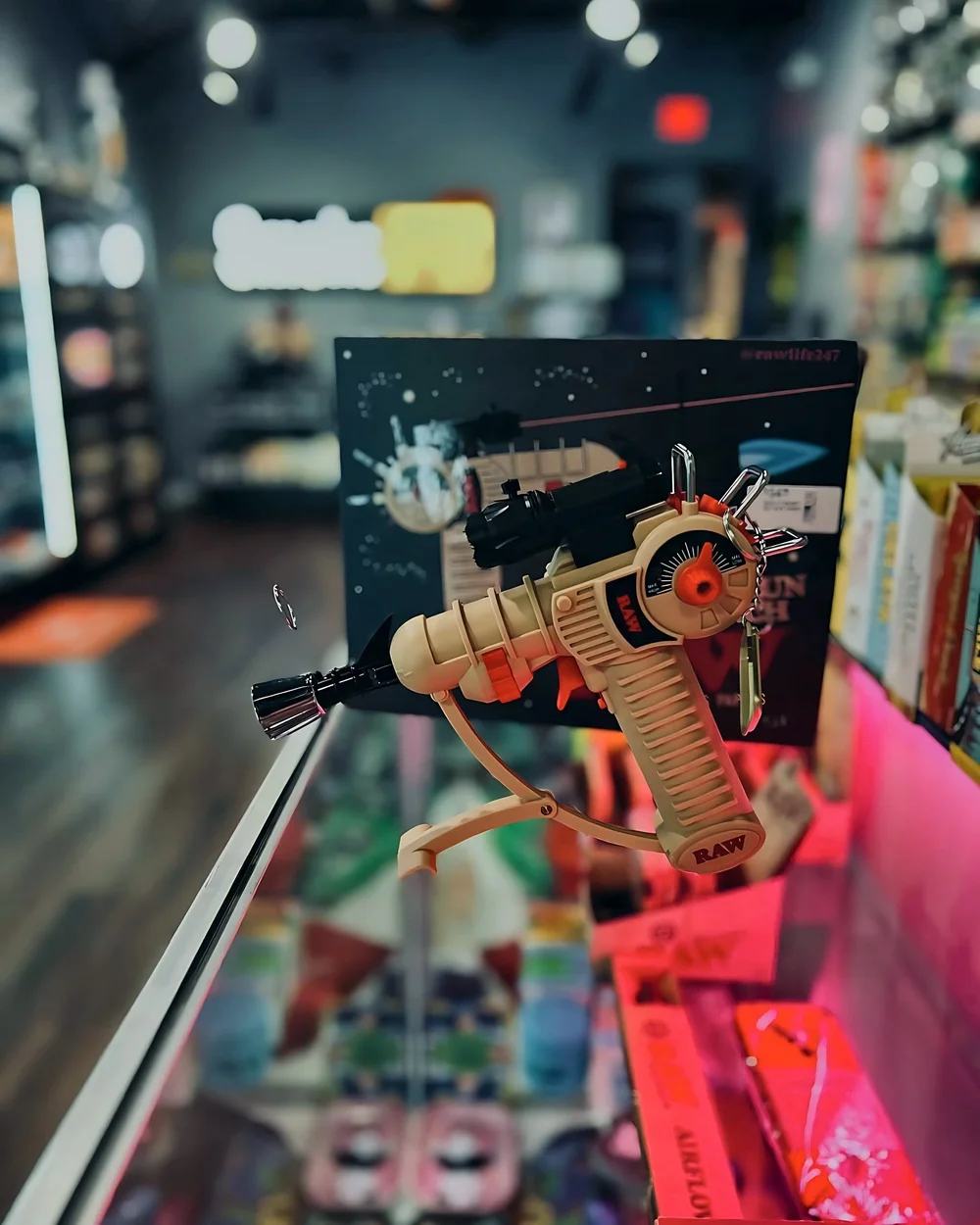 Torch lighter on display at Smoke Hub