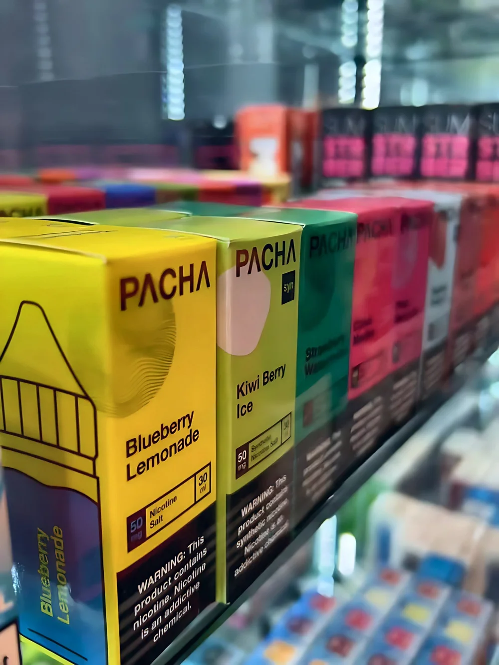 Nicotine salt e-liquid bottles at Smoke Hub