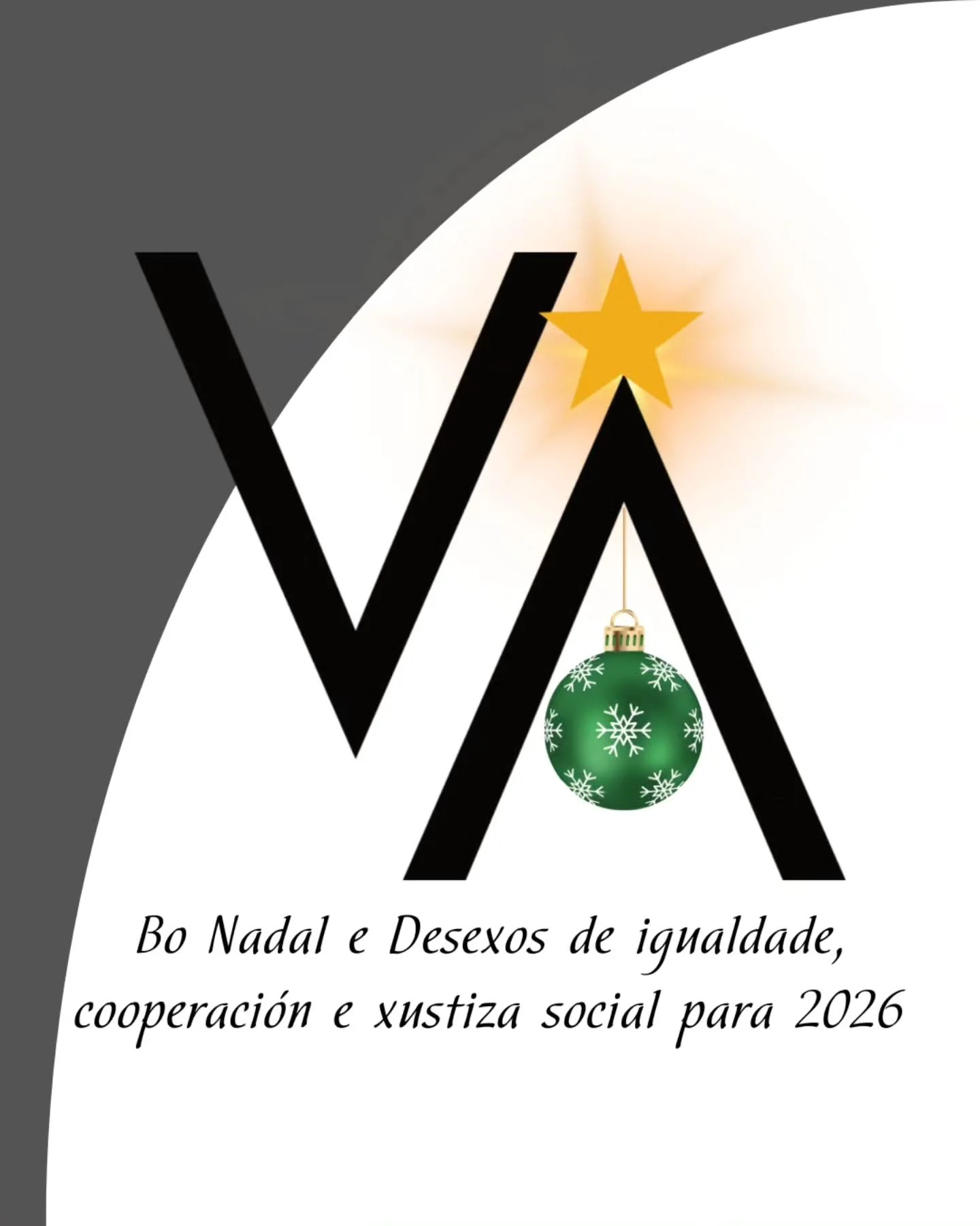 Boas Festas para todos e todas os/as que como #Devalar seguimos a confiar e traballar na posibilidade real dunha vida xusta, digna e con igualdade de dereitos

✨Que 2026 ve&ntilde;a cheo de concienciaci&oacute;n, compromiso e traballo por e para coop
