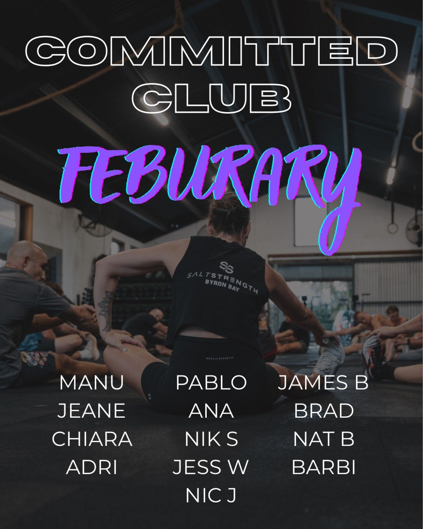 February Committed Club!
Congrats to Pablo who is the random draw winner of February&rsquo;s  Committed Club. You have won a free breakfast at Happy Days 😎

Congratulations to all of those that found the consistency over February, and reaching over 