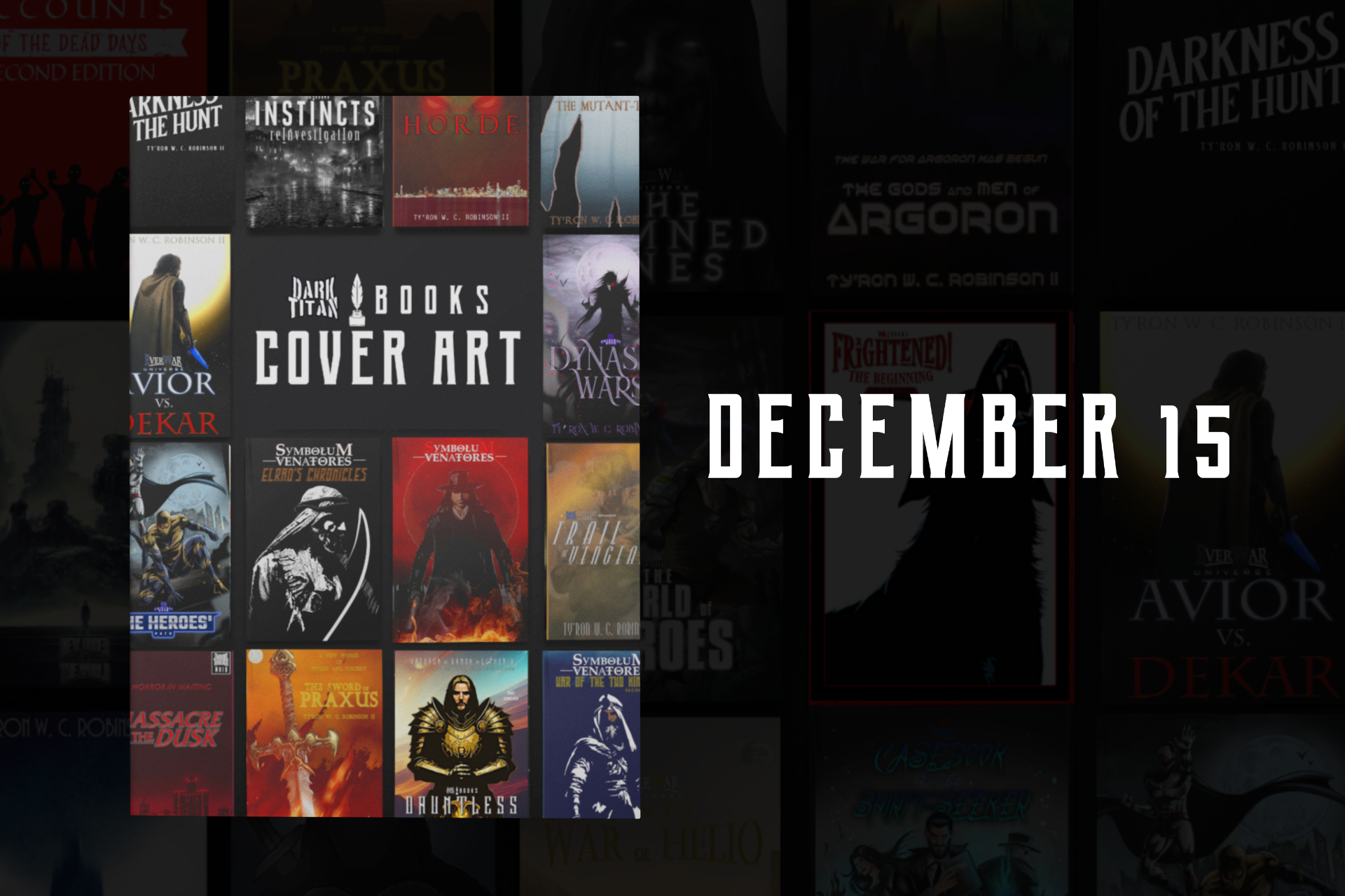 Dark Titan Books’ Cover Art Arrives December 15