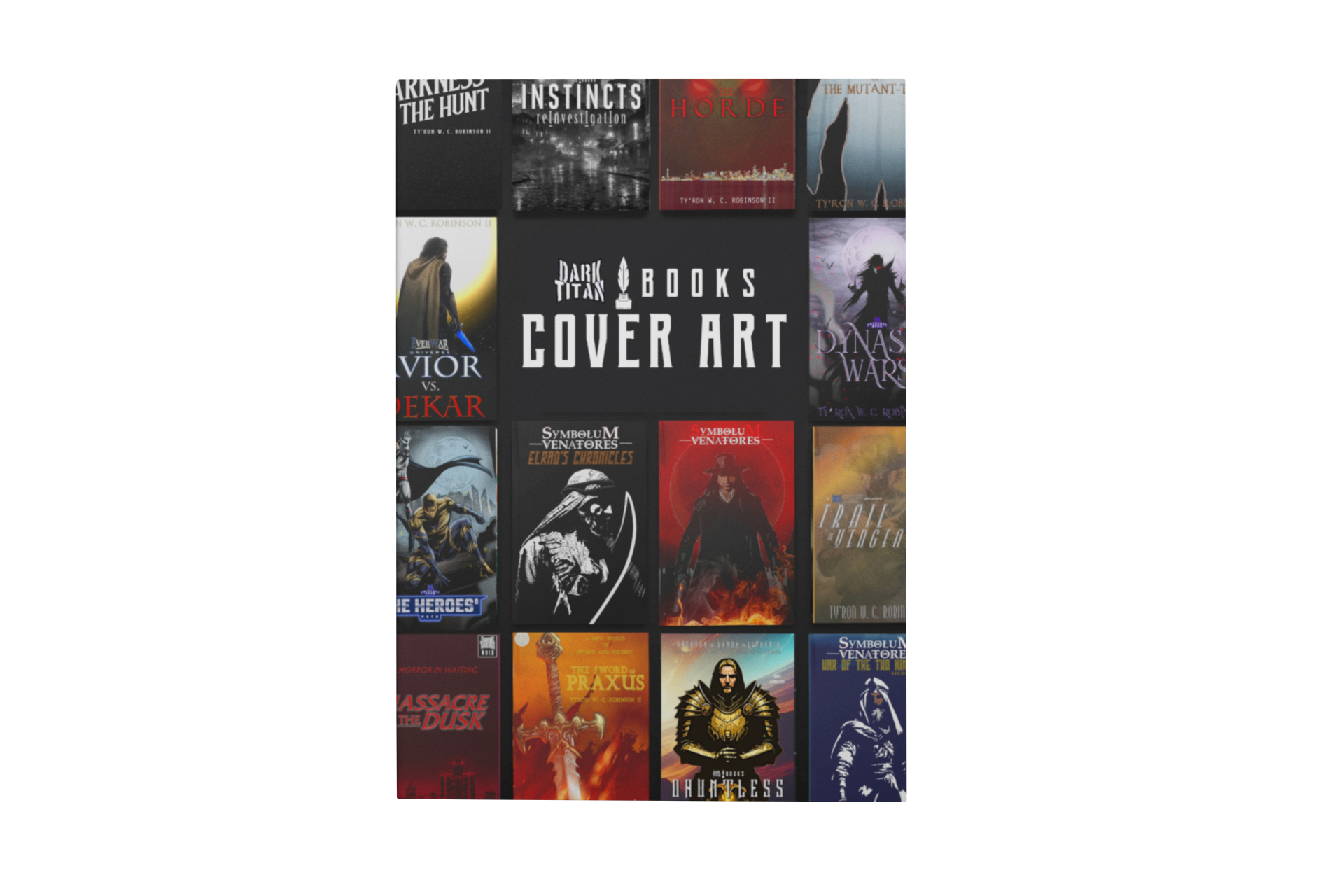 Dark Titan Books' Cover Art - Hardcover