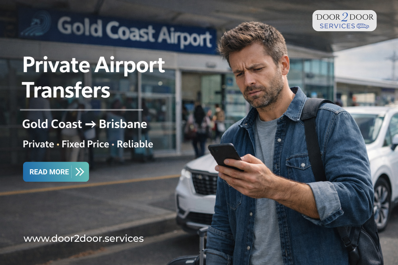 private airport transfers Gold Coast to Brisbane