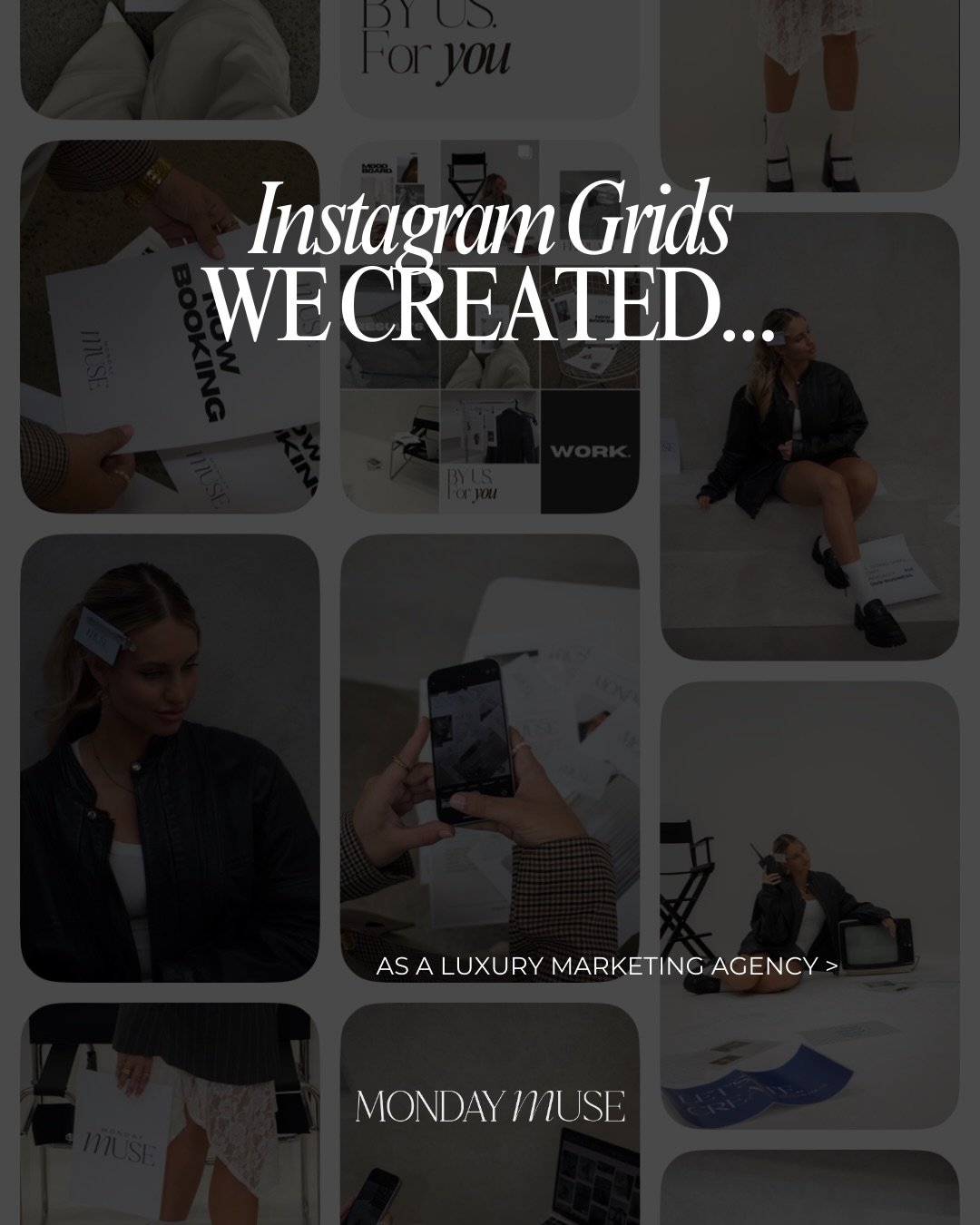 Crafted with intention and strategy in mind 🤍

Our curated client grids are designed to not only reflect an elevated brand identity, but to genuinely resonate with the aspirational goals and buying psychology of our client&rsquo;s target audience 🙌
