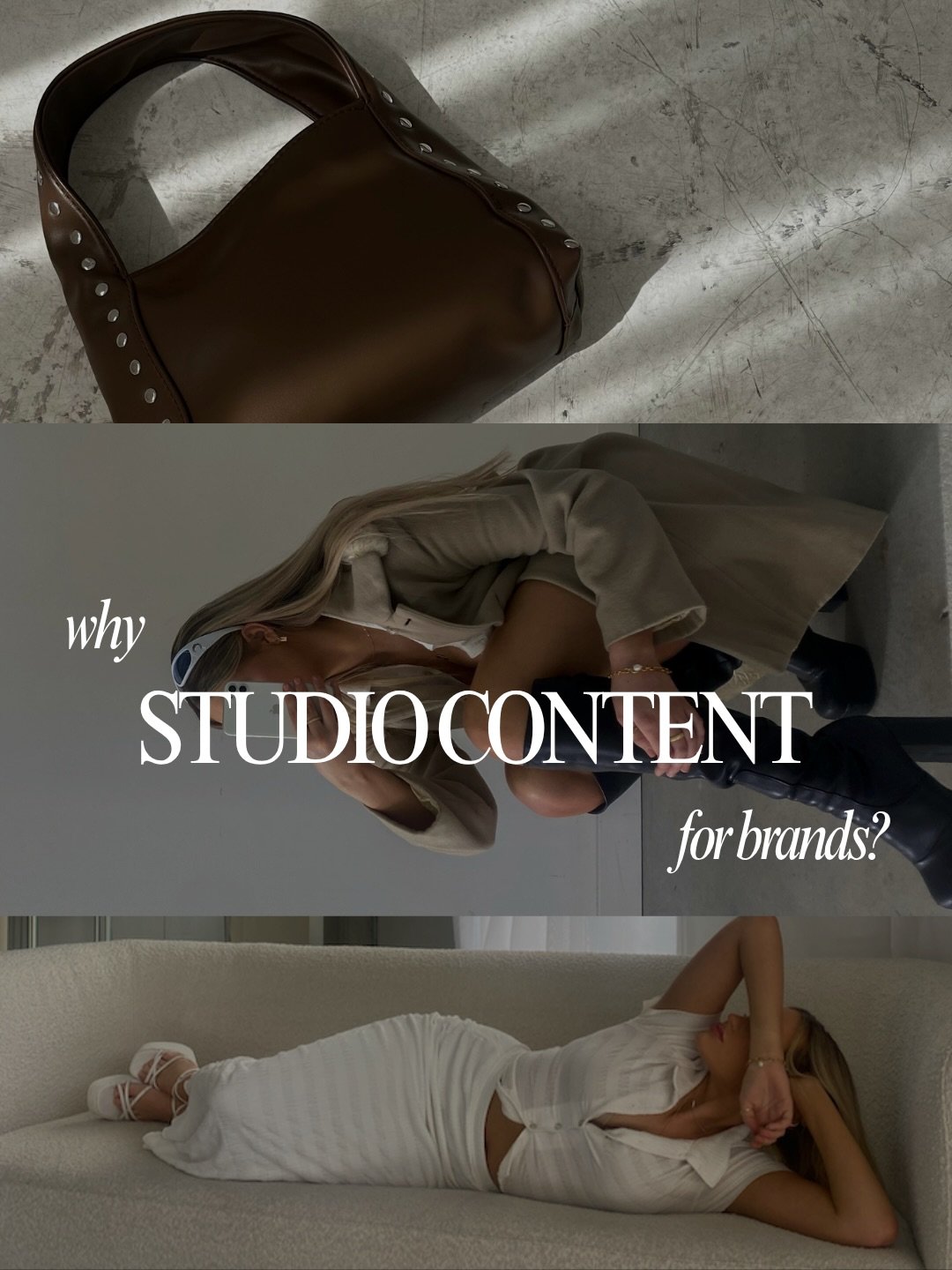 tired of scraping the bottom of your content barrel every month? 👀

studio content is the answer your brand has been looking for: premium, high-volume assets that actually look good without the influencer price tag or the coordination headache.

thi