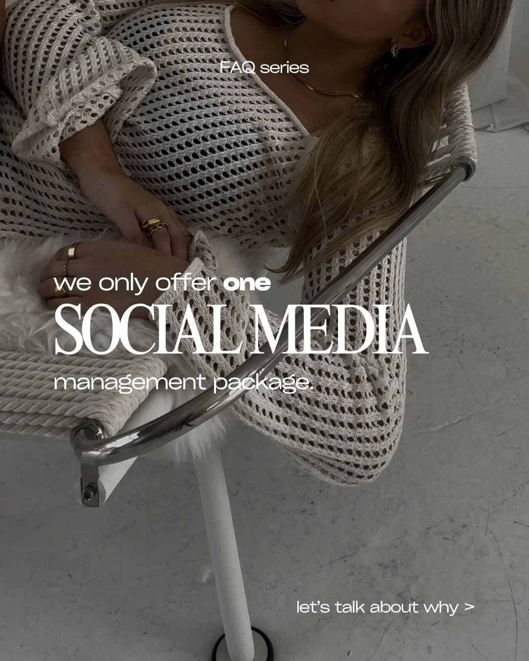 Most agencies hand you a menu of options and let you guess which one is right for your business. We do things differently 👋

At Monday Muse, we only offer one package because we&rsquo;ve already done the work of figuring out what works. 

The Muse M