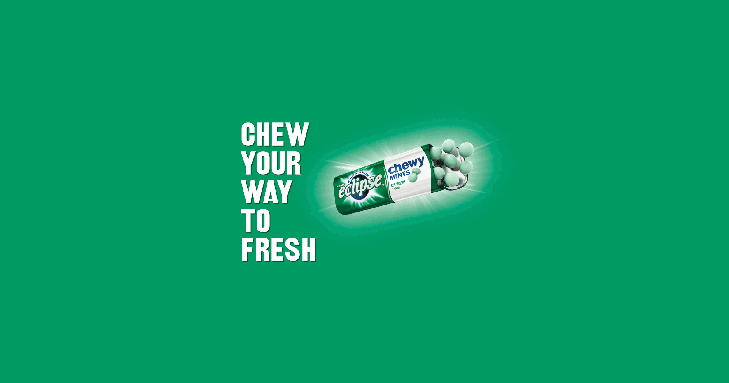 Wrigley's Eclipse Chew Your Way To Fresh