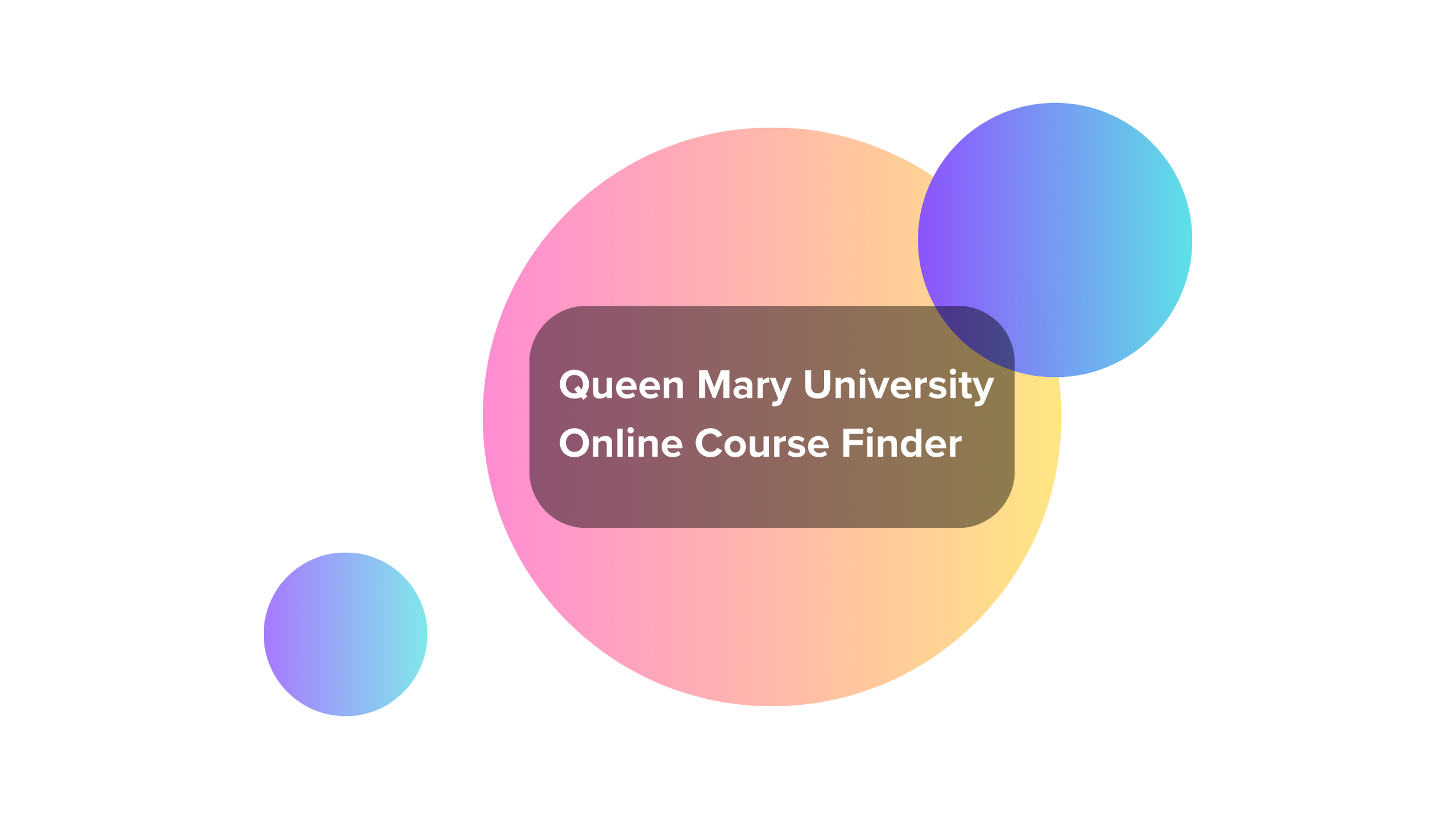 Queen Mary University Online Course Finder