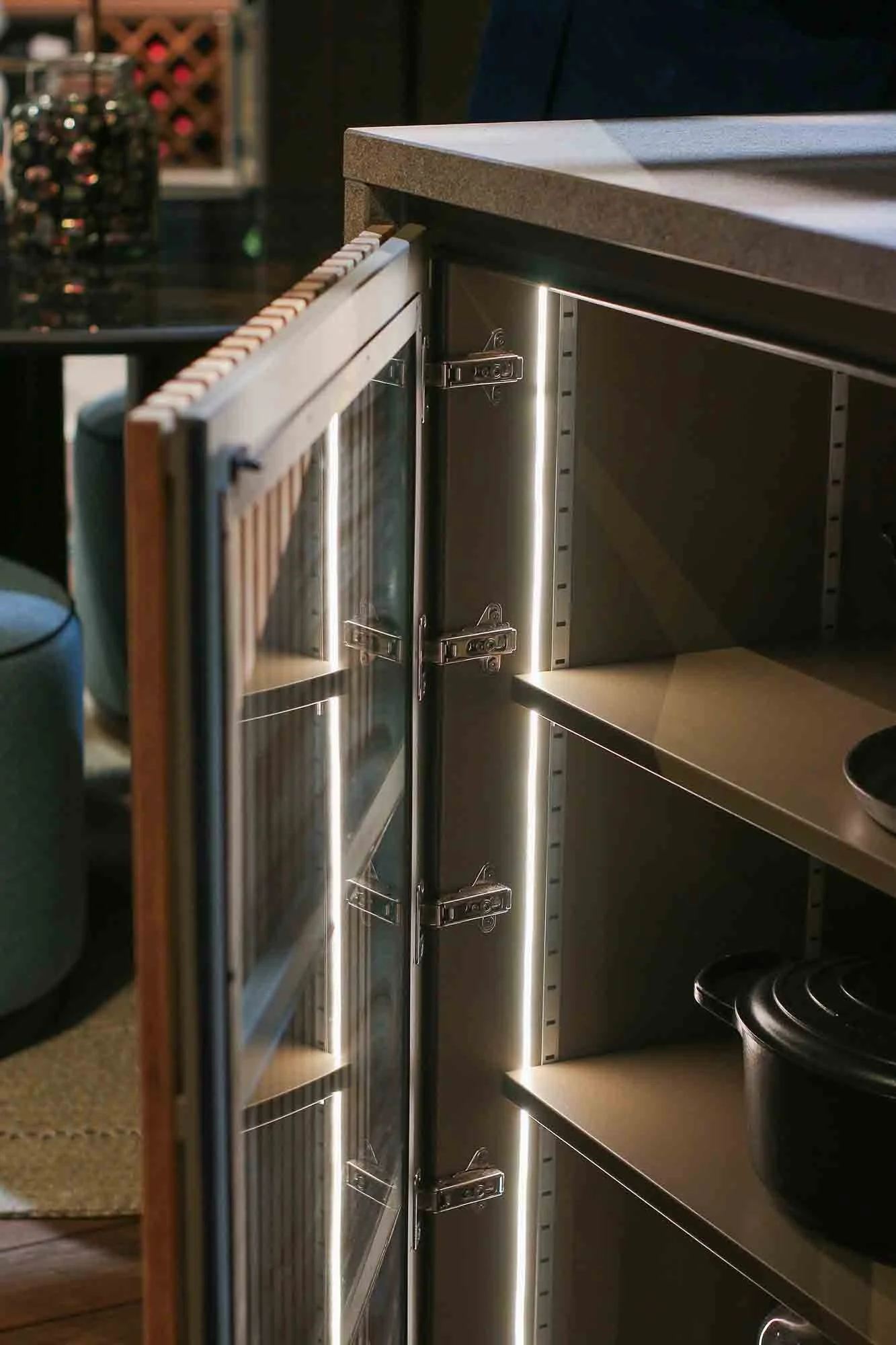 Cubic Outdoor Kitchens weatherproof cupboard detail