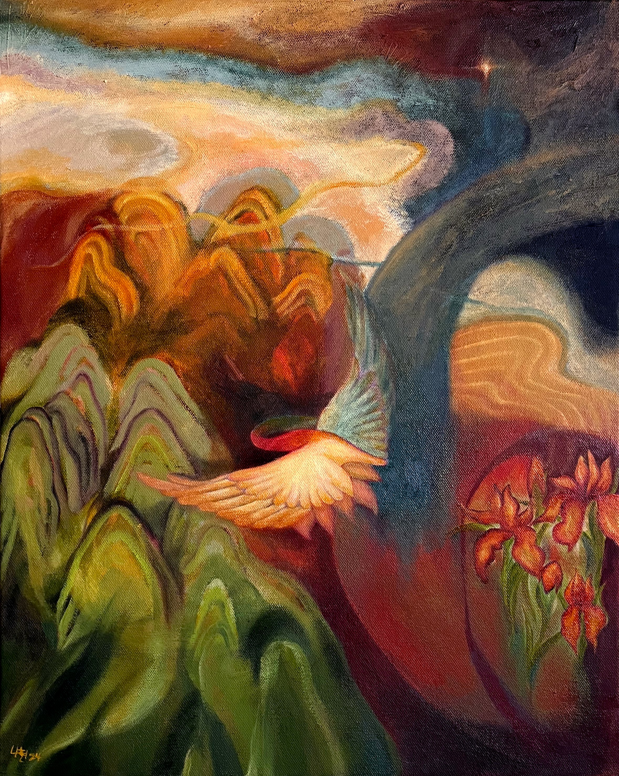 "Tell Them We Need Help" (2024) by Nahyun Kim