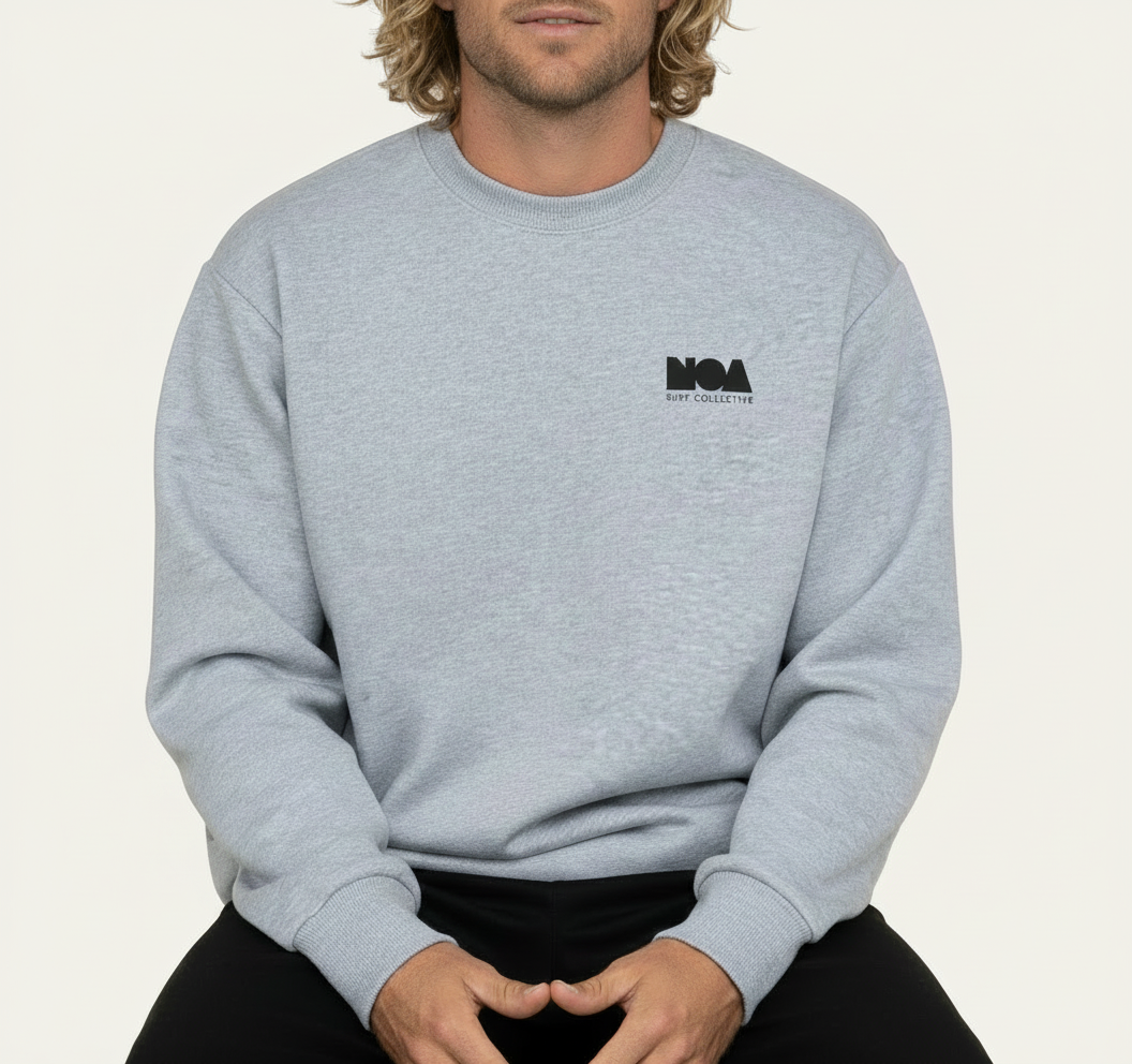 Pebble Grey Crewneck Sweatshirt