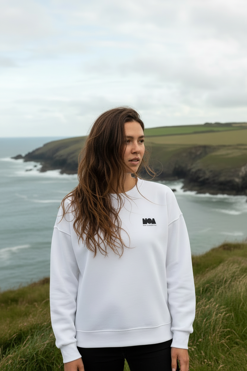 White Crewneck Sweatshirt