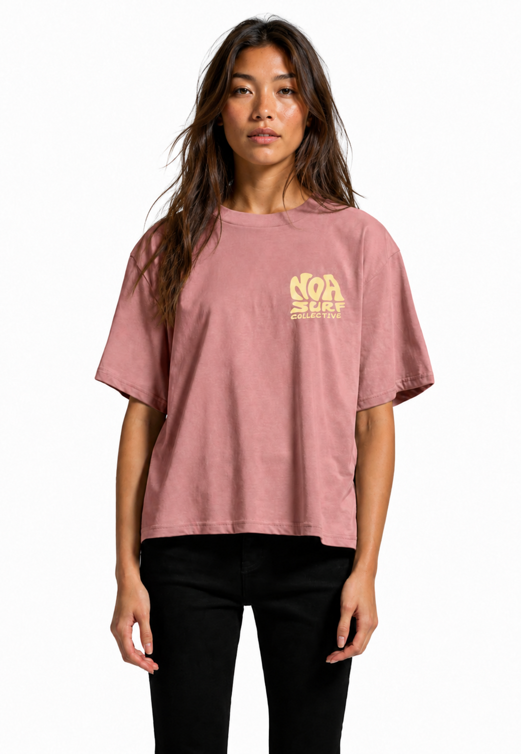 Boxy Tee -  Hazy Pink