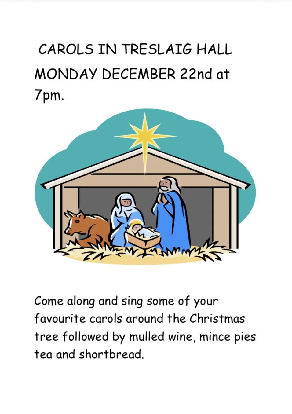Carols in Treslaig Hall