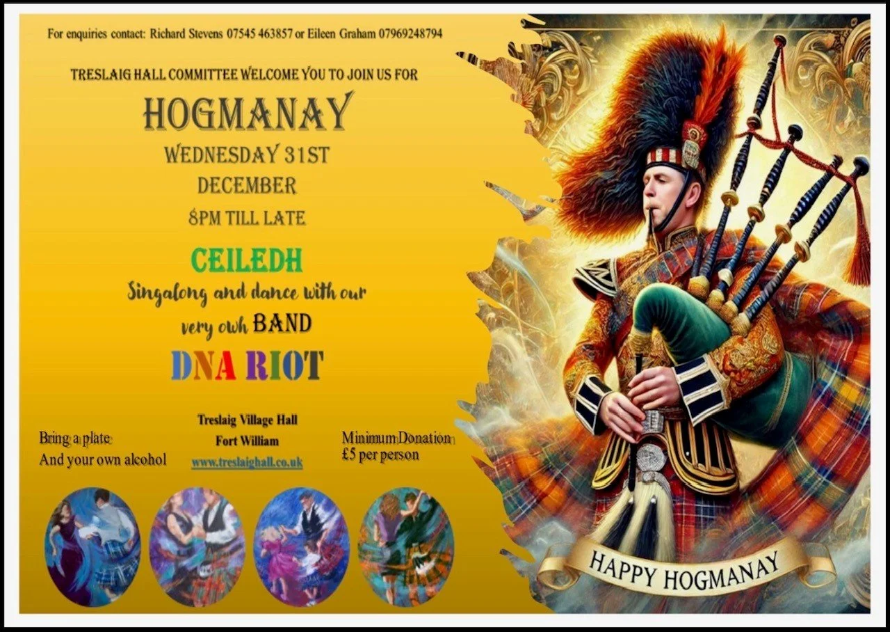 Hogmanay at Treslaig Village Hall