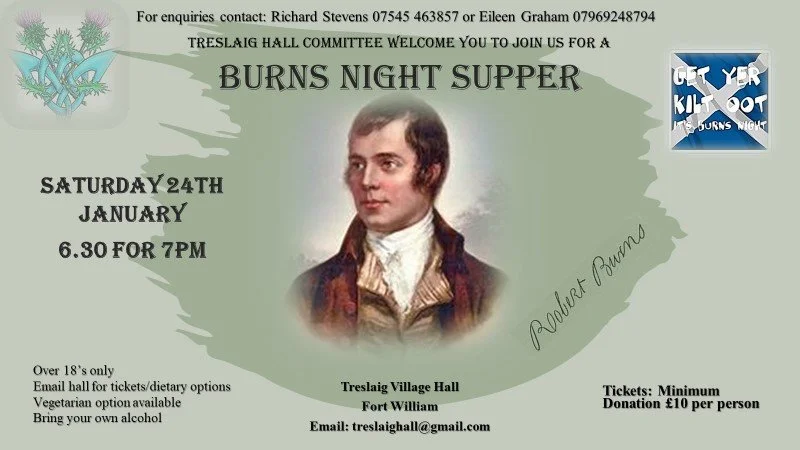 Burns Supper, Treslaig