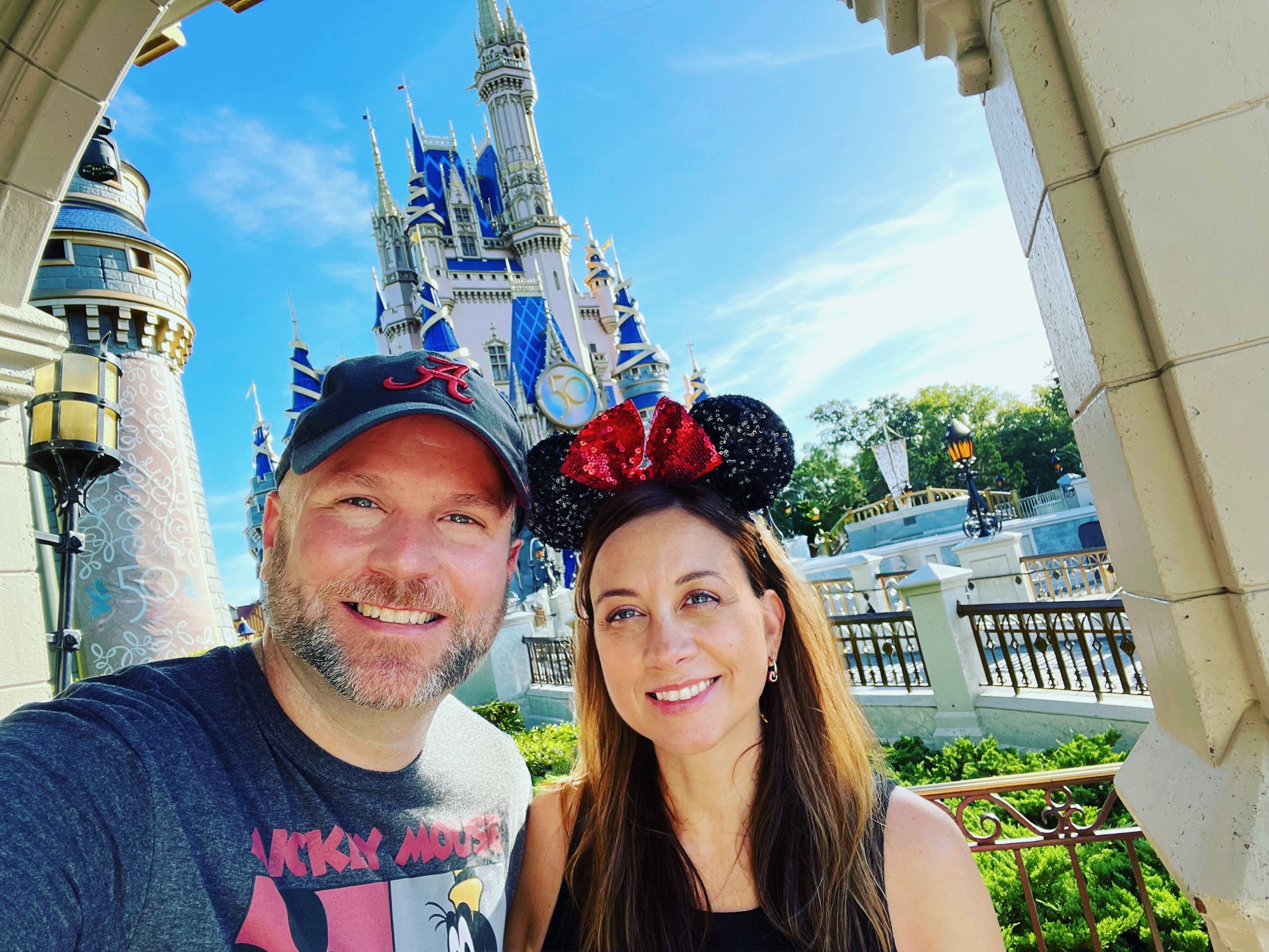 L & J in DisneyWorld