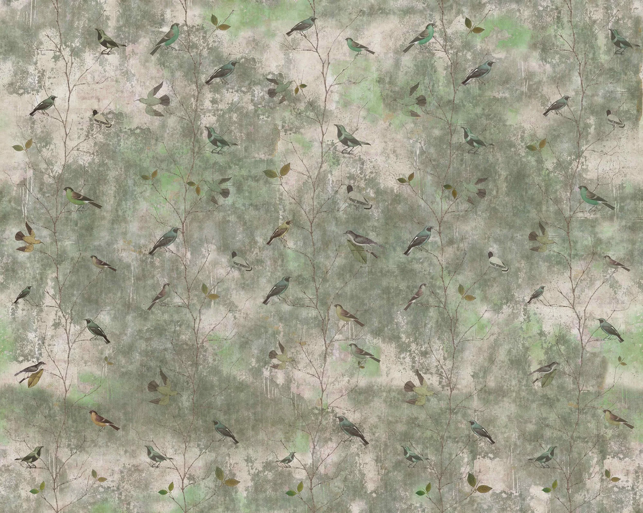 Vol de Nuit Green - Papier peint