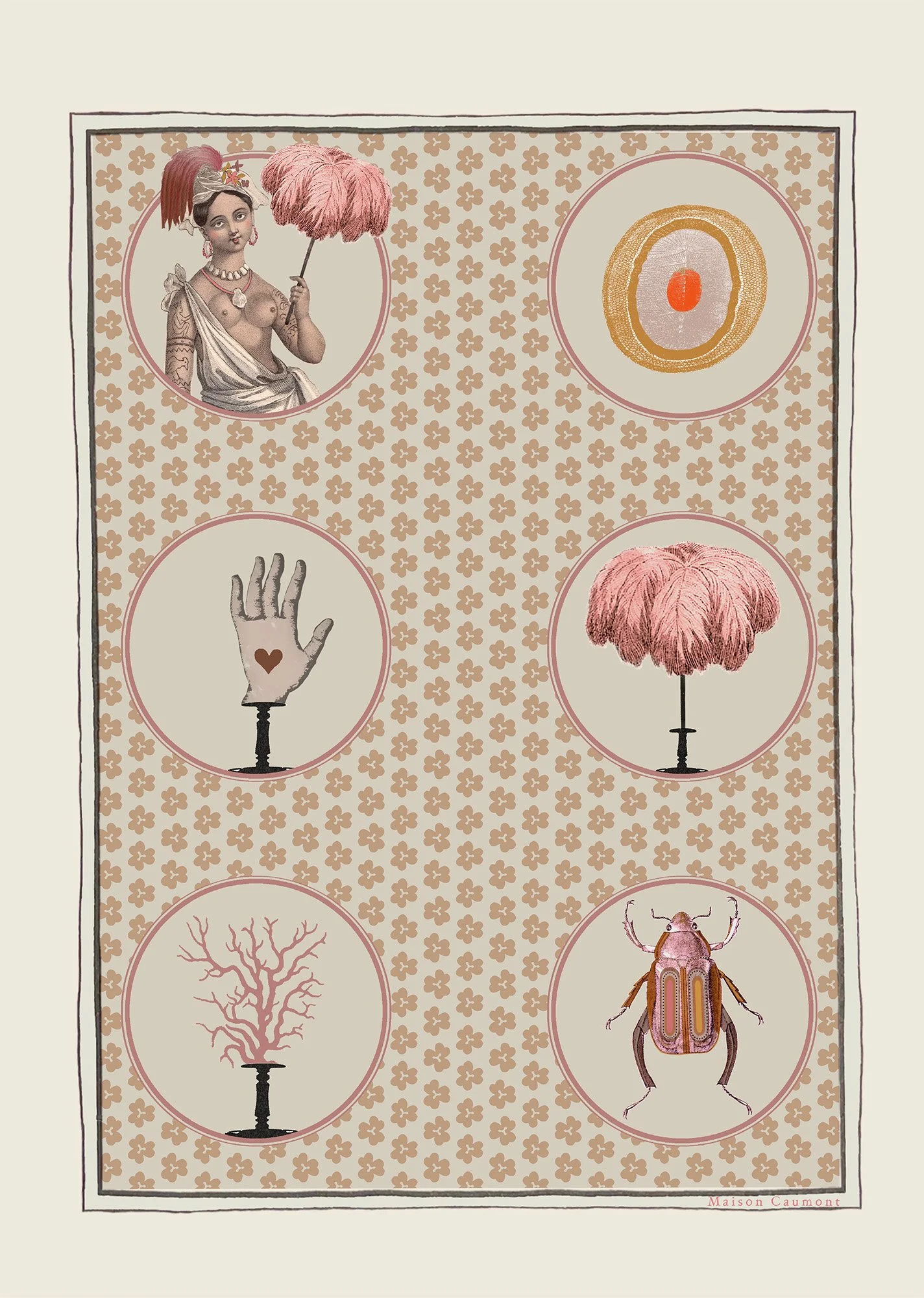 Bonne Aventure Pink - Planche Art Print