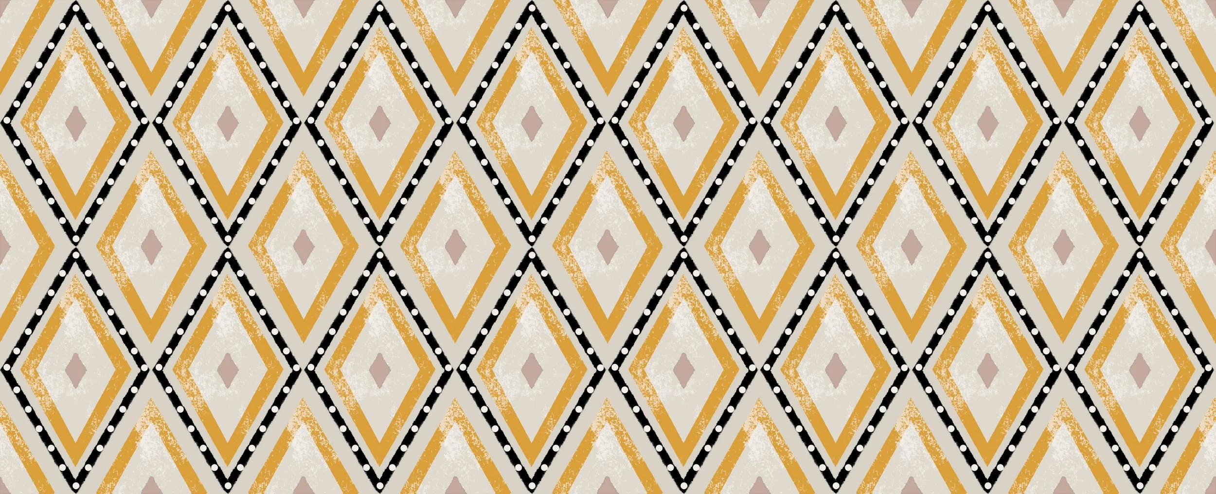 Coordonnées Yellow - Papier peint