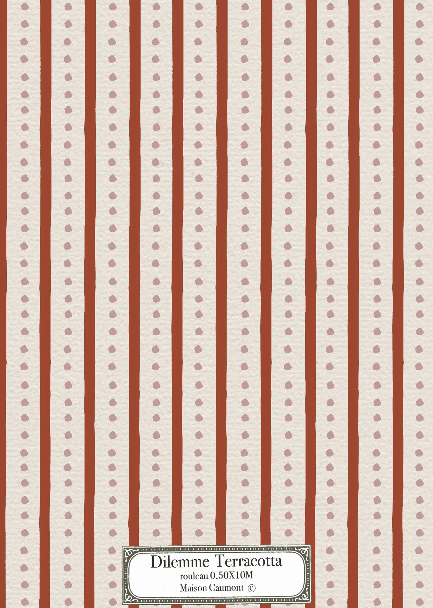 Dilemme Terracotta - Échantillon papier peint
