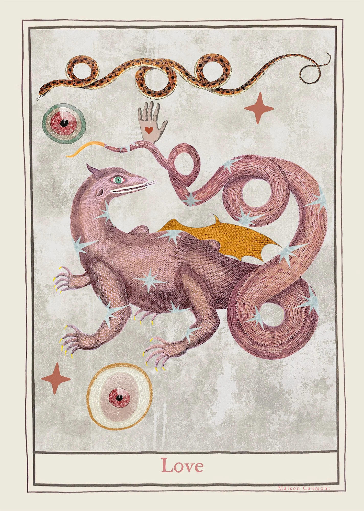 Dragon Love - Planche Art Print