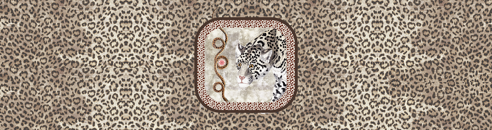 Abat-jour Tigre Mystique Maison Caumont inspiré d'un symbole universel fort