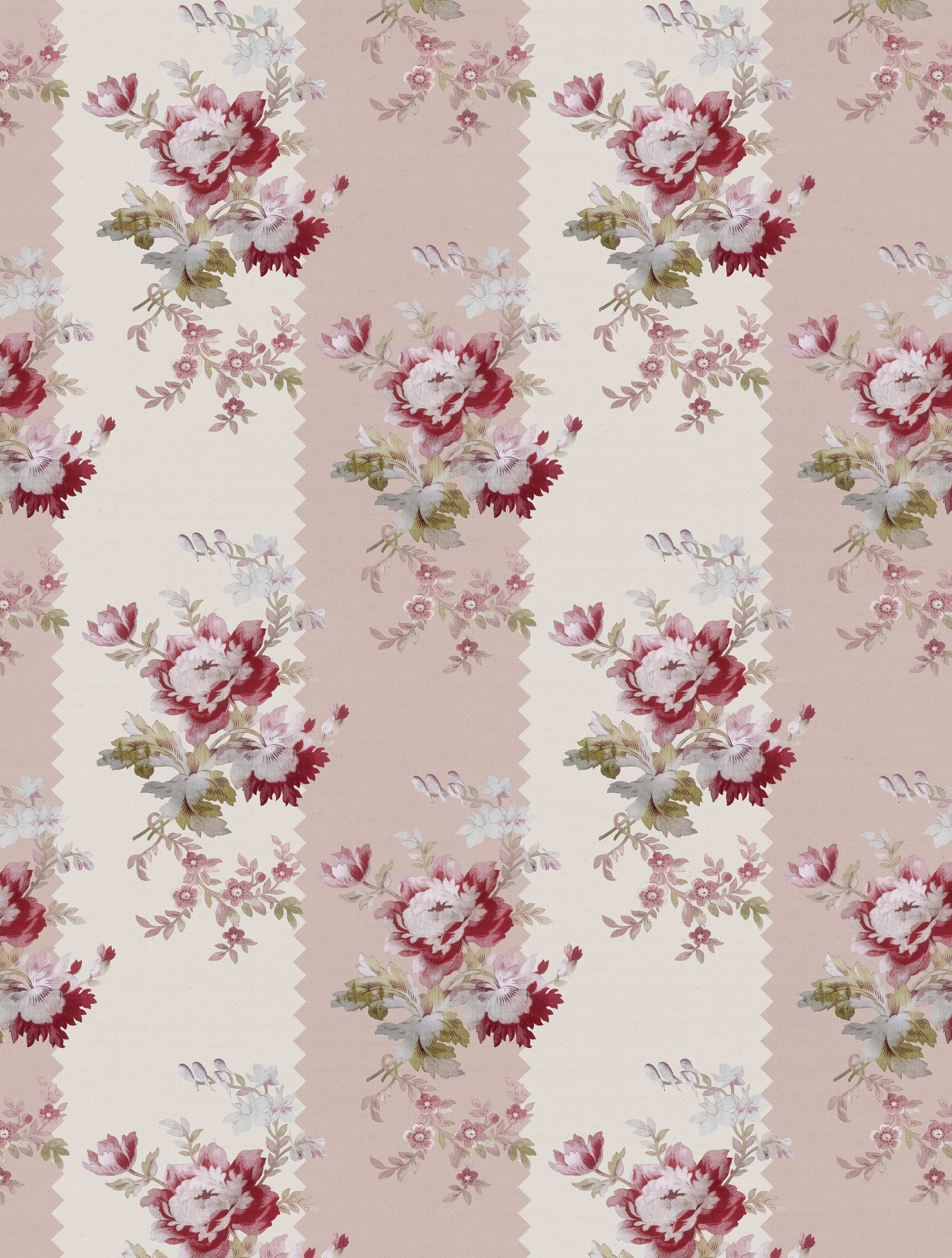 Rose Pivoine Pink - Papier peint