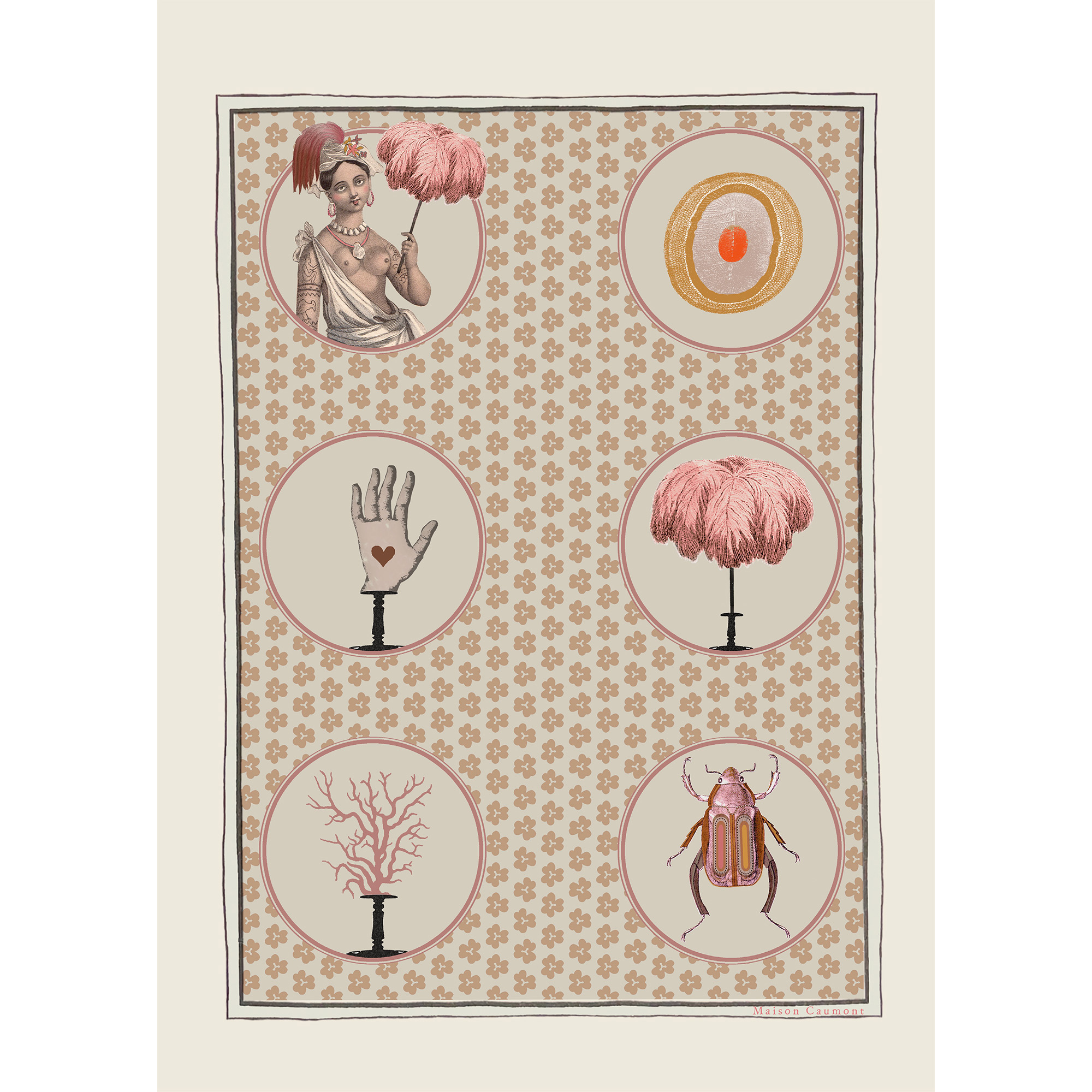 Bonne Aventure Pink - Planche Art Print