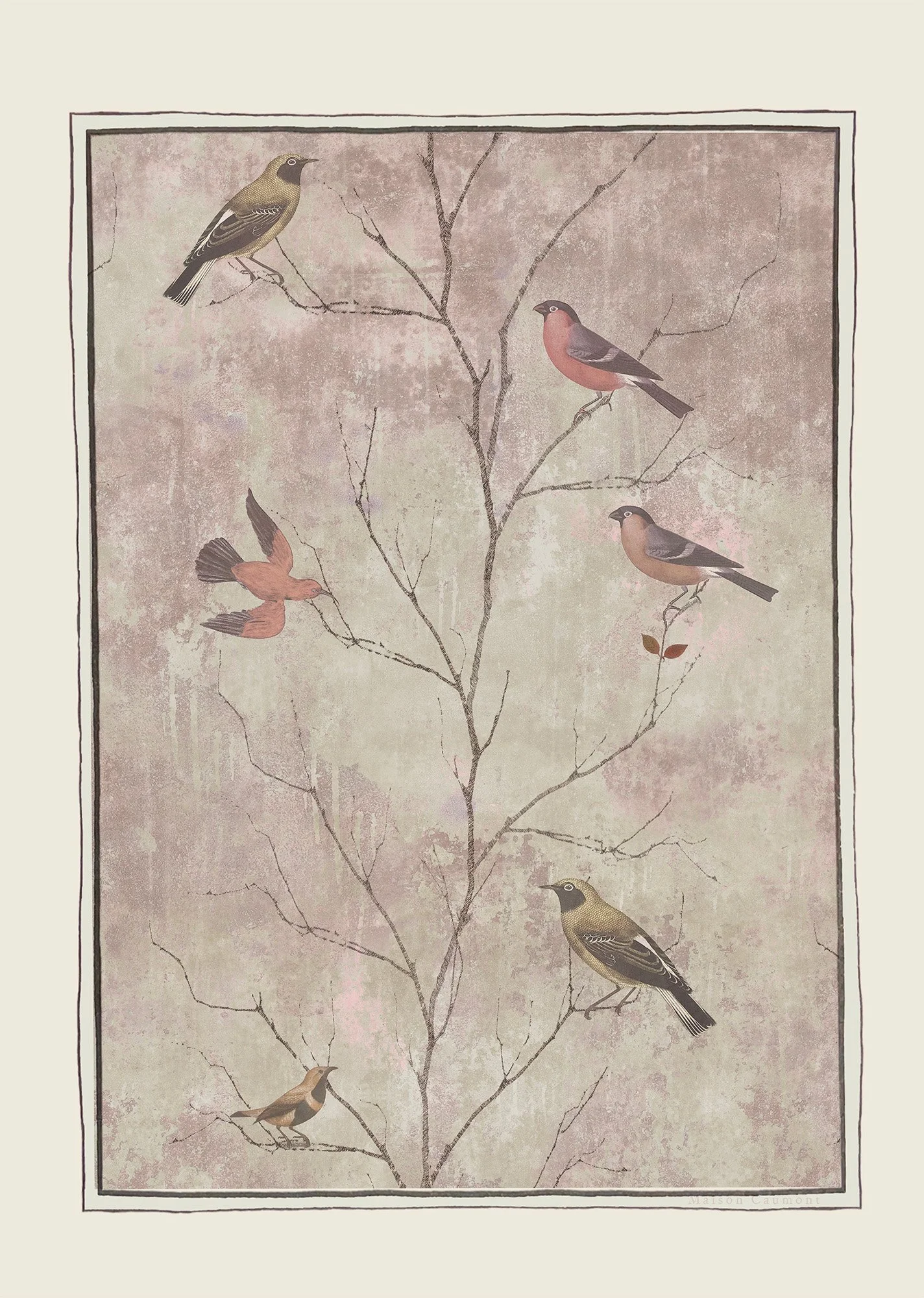 Vol de Nuit Pink - Planche Art Print
