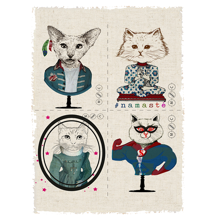 Patch en lin à coudre, motifs décoratifs à associer pour personnaliser vêtements et accessoires