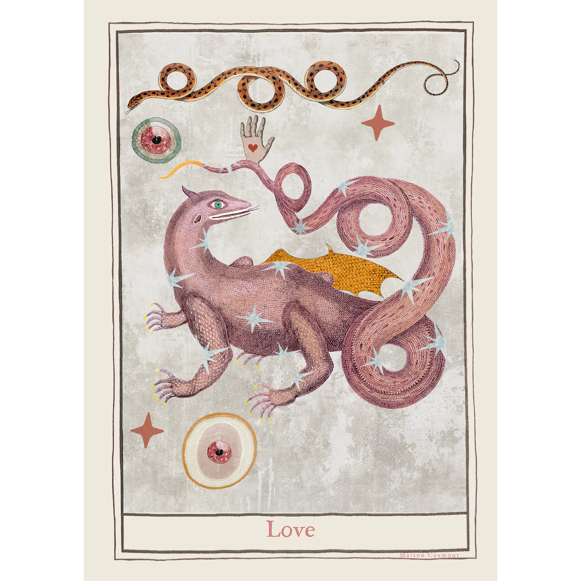 Dragon Love - Planche Art Print