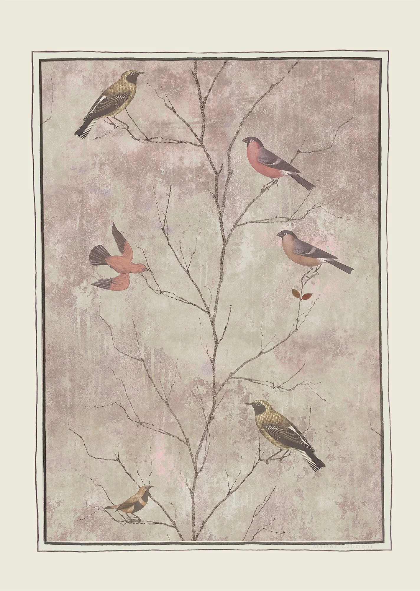 Vol de Nuit Pink - Planche Art Print