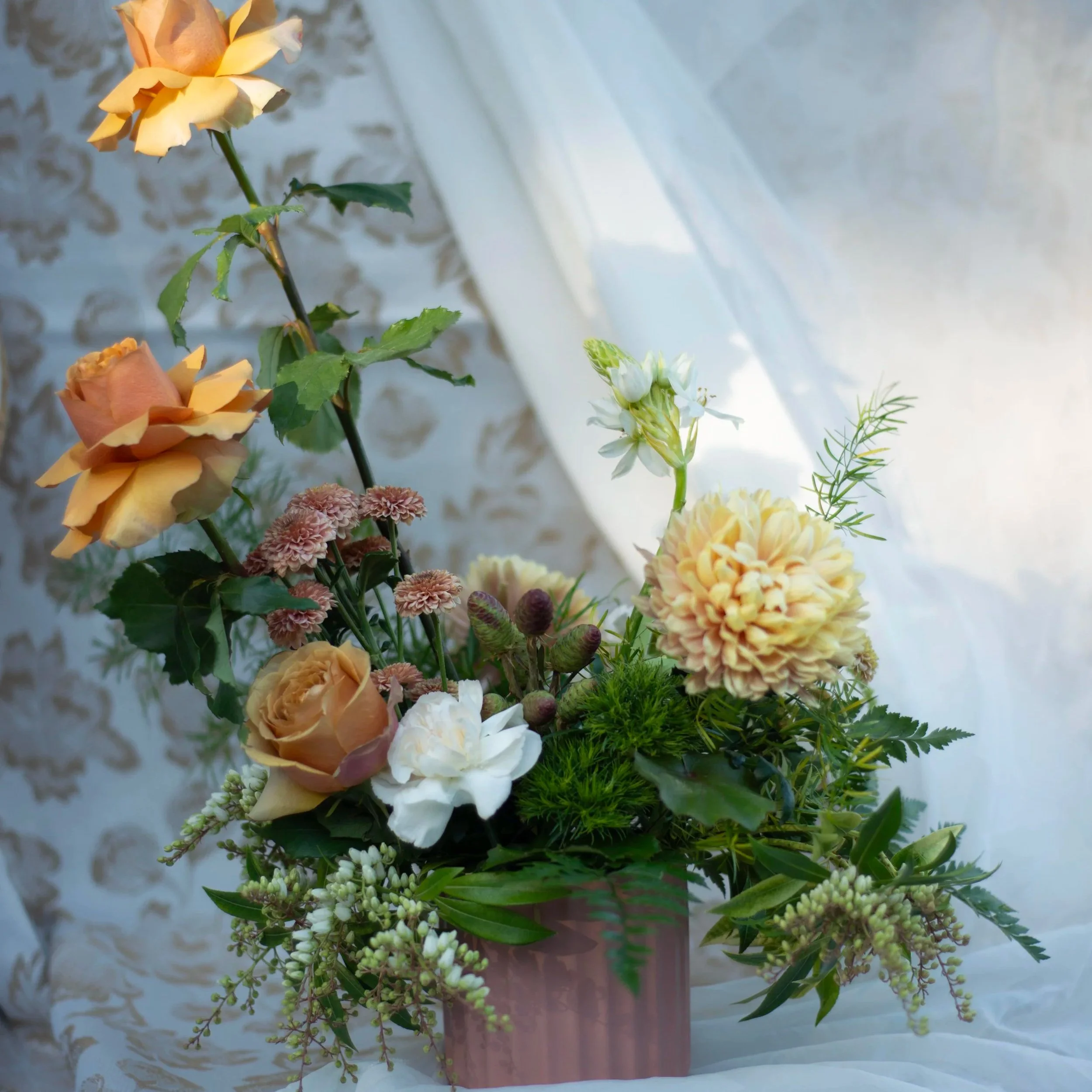 flowers, floral arrangement, bouquet